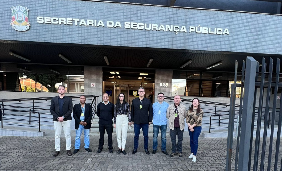 Comitiva da Sesp conhece as instalações da Secretaria de Segurança Pública do Distrito Federal e Rio Grande do Sul