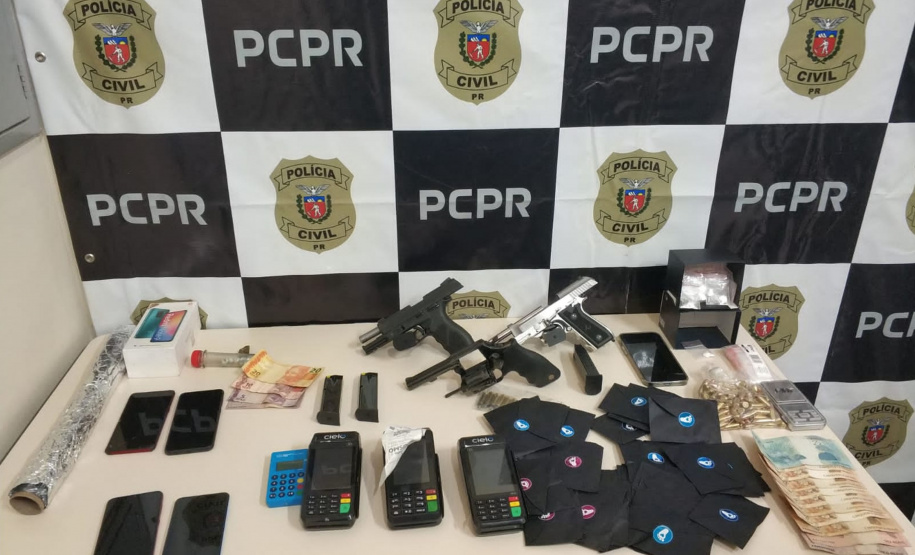 PCPR e PMPR prendem três homens por tráfico de drogas em Telêmaco Borba