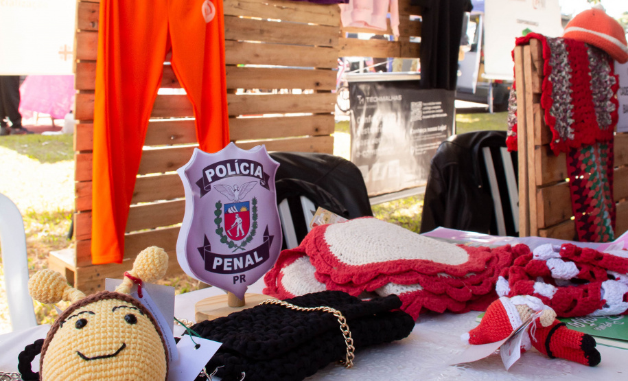 Polícia Penal expõe trabalhos de detentos de Londrina na feira Paraná em Ação