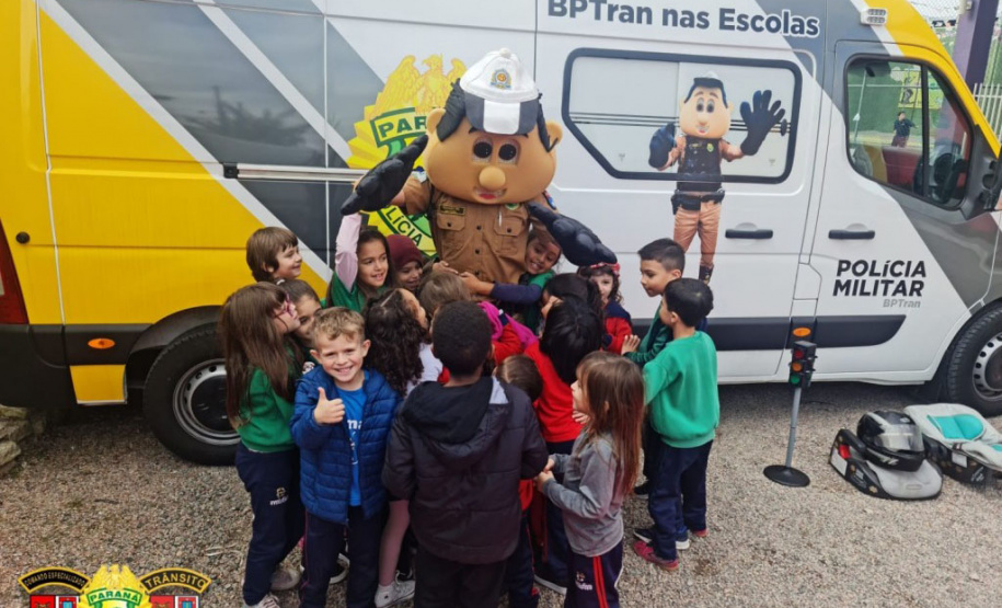 Projeto BPTran nas Escolas já alcançou 860 crianças e adolescentes em 2023