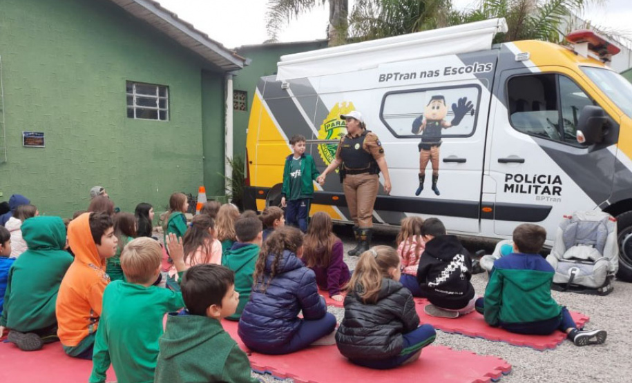 Projeto BPTran nas Escolas já alcançou 860 crianças e adolescentes em 2023
