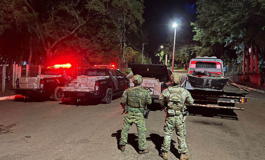 Forças de segurança apreendem 2,5 toneladas de drogas em município do Oeste