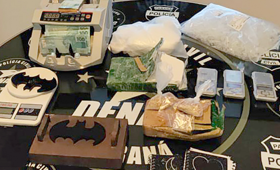 PCPR prende quatro suspeitos de tráfico de drogas em Londrina