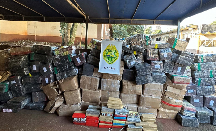 Forças de segurança apreendem 188 toneladas de maconha no 1º semestre, recorde em dez anos