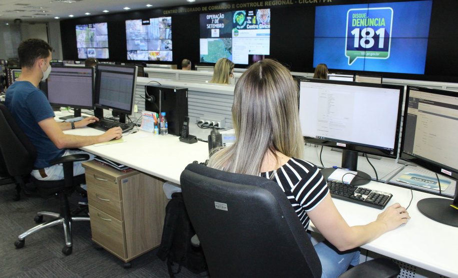 Disque Denúncia 181 do Paraná registrou 24 mil comunicações de crimes no primeiro semestre