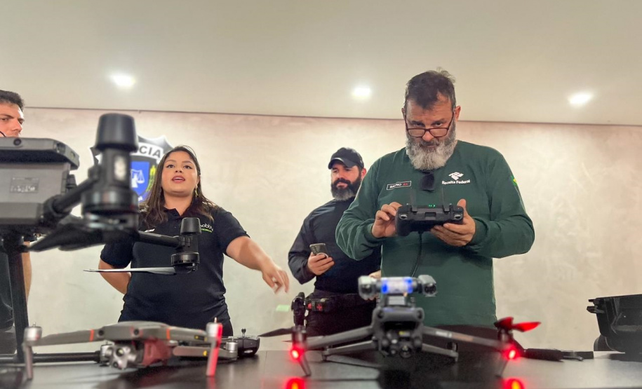 Polícia Penal do Paraná participa de evento que promove novas tecnologias em operações com drones em Foz do Iguaçu