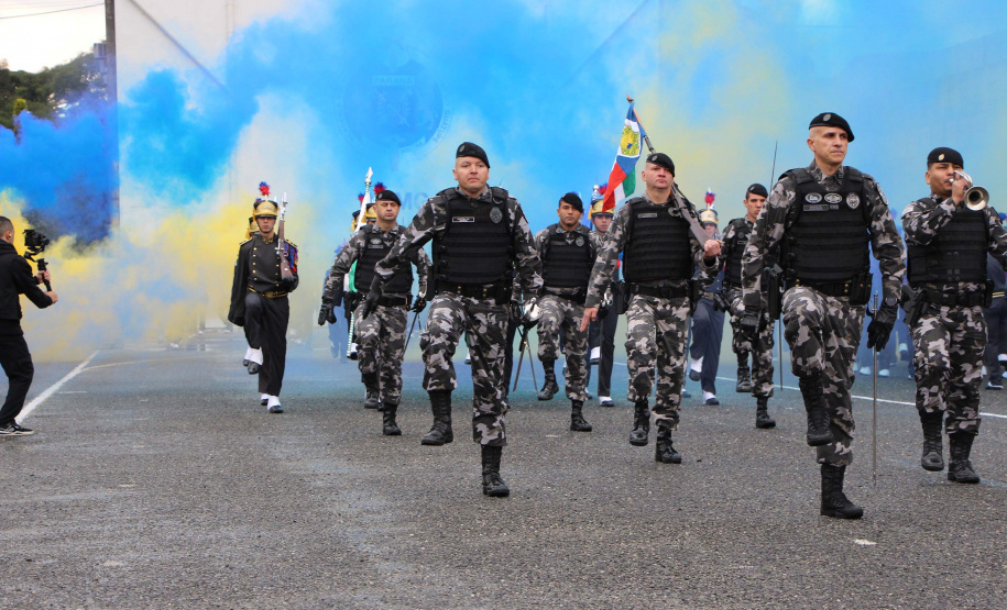 Polícia Militar do Paraná comemora 169 anos com tradicional solenidade