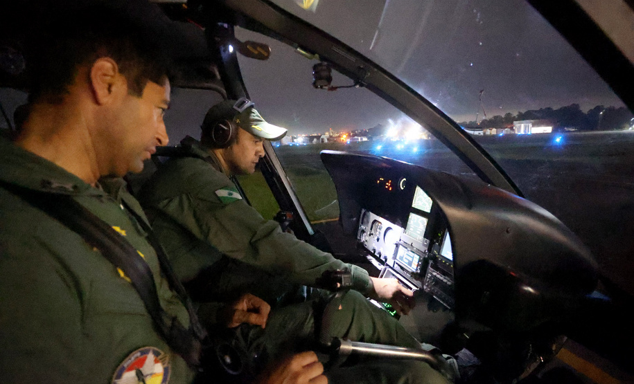 Projeto Falcão reforça policiamento do Paraná com helicópteros superequipados