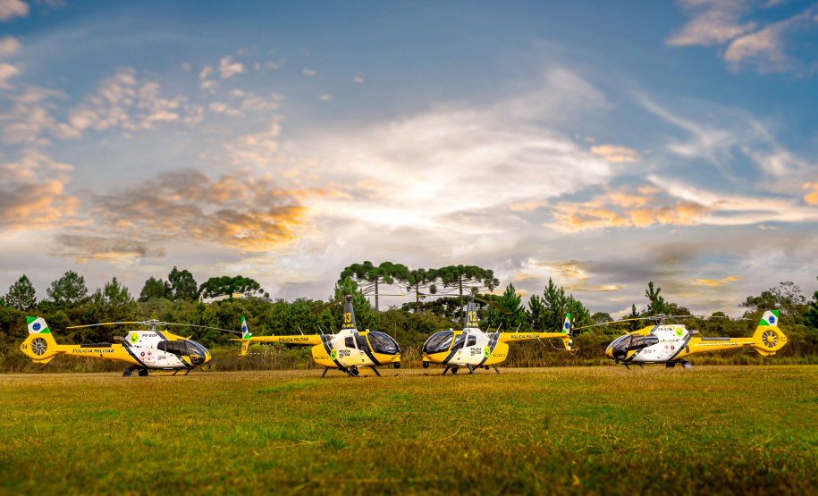 Projeto Falcão reforça policiamento do Paraná com helicópteros superequipados