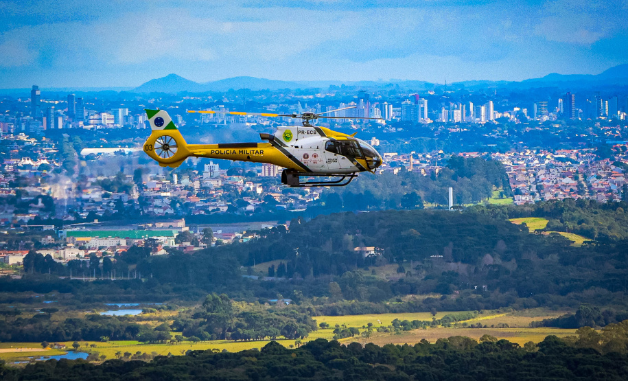 Projeto Falcão reforça policiamento do Paraná com helicópteros superequipados