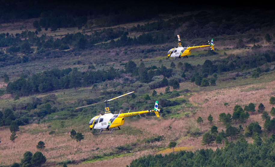 Projeto Falcão reforça policiamento do Paraná com helicópteros superequipados