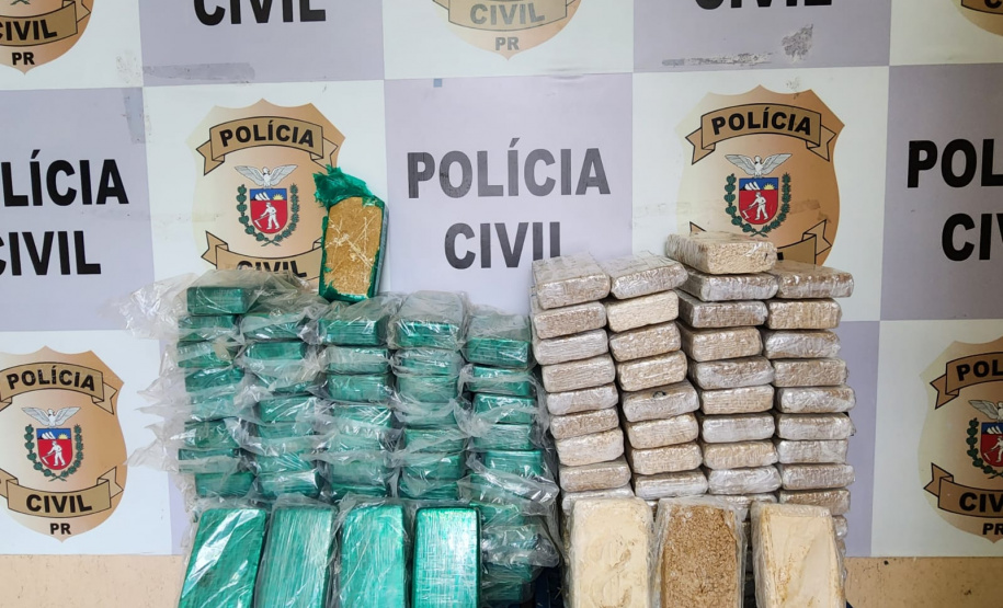 PCPR apreende 120 quilos de drogas e prende homem em flagrante em Foz do Iguaçu