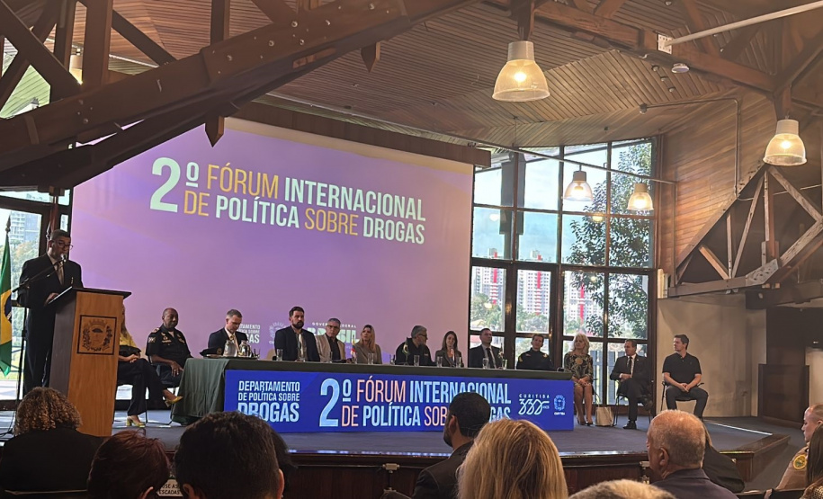 Segurança participa do II Fórum Internacional de Políticas Sobre Drogas em Curitiba