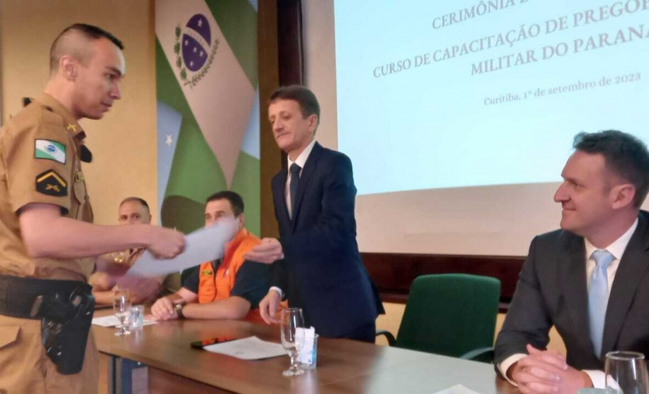 Sesp forma 28 policiais militares em Curso de Capacitação de Pregoeiros