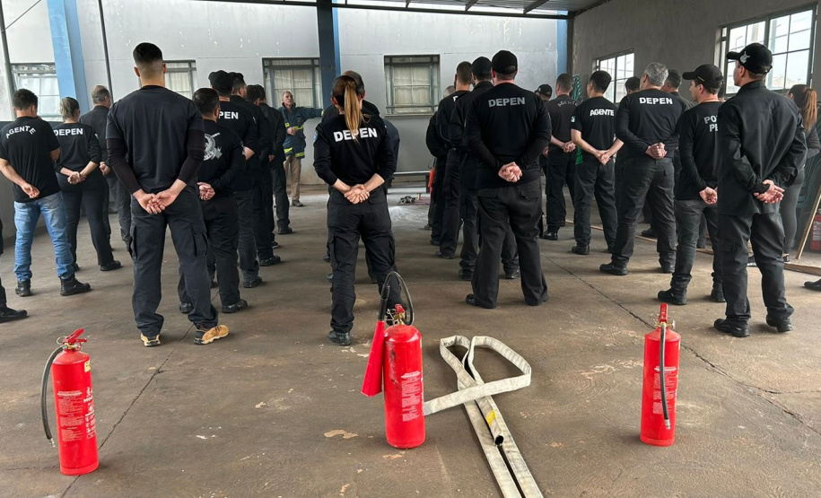 Polícia Penal forma mais 60 brigadistas penitenciários em Maringá