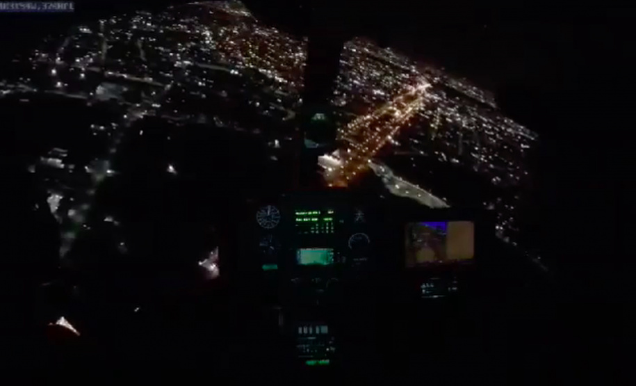 Novo helicóptero do Projeto Falcão ajuda a recuperar carro roubado na RMC