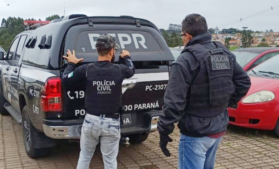 PCPR prende homem por descumprimento de medida protetiva, ameaça e furto em Castro