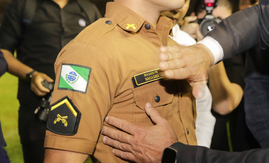 PM completa formatura história com 319 soldados que vão reforçar o Oeste e Sudoeste