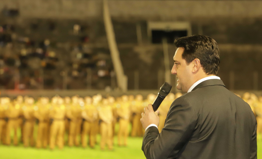 PM completa formatura história com 319 soldados que vão reforçar o Oeste e Sudoeste