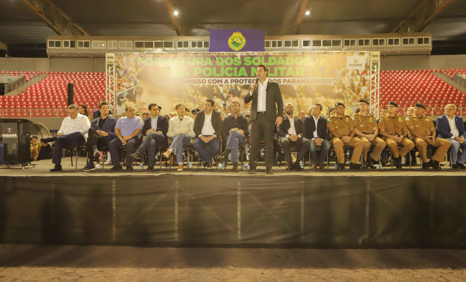 PM completa formatura história com 319 soldados que vão reforçar o Oeste e Sudoeste