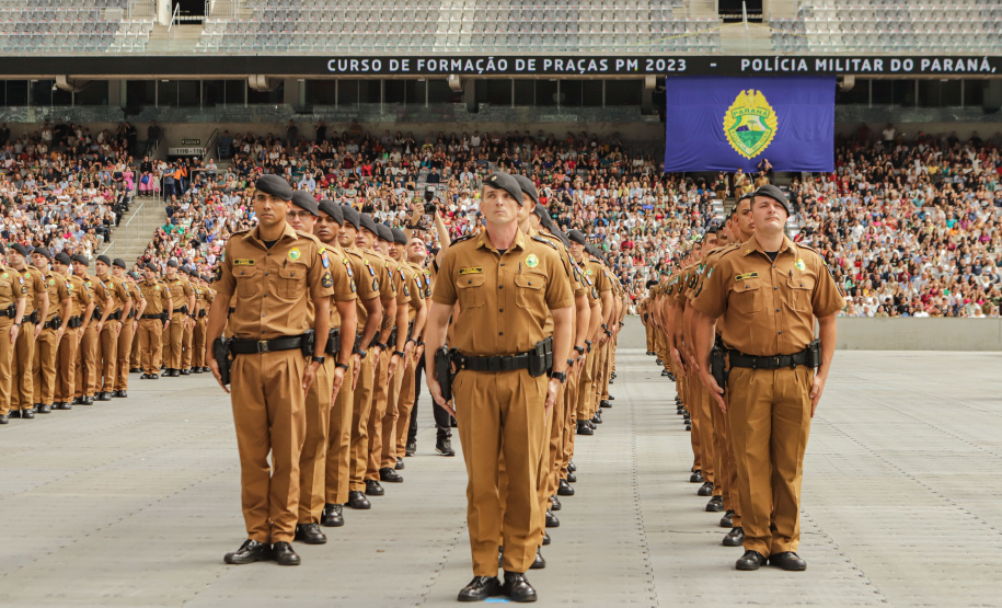 Após concurso histórico, Macrorregião de Curitiba ganha 1.452 policiais militares