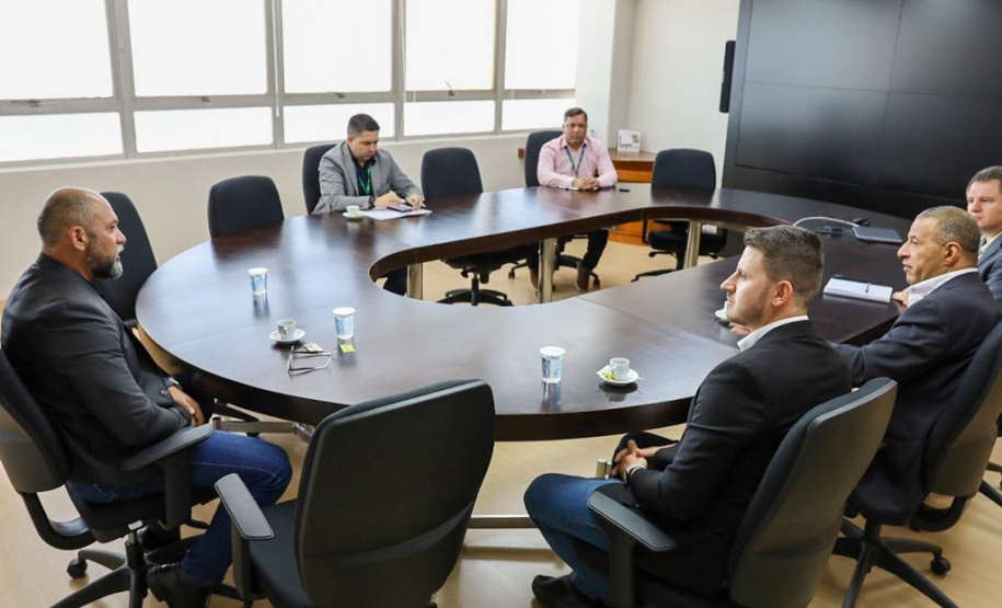 Secretário Hudson recebe o Prefeito de Fazenda Rio Grande