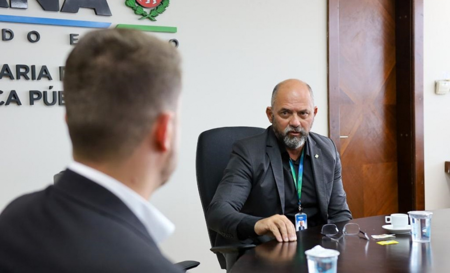 Secretário Hudson recebe o Prefeito de Fazenda Rio Grande