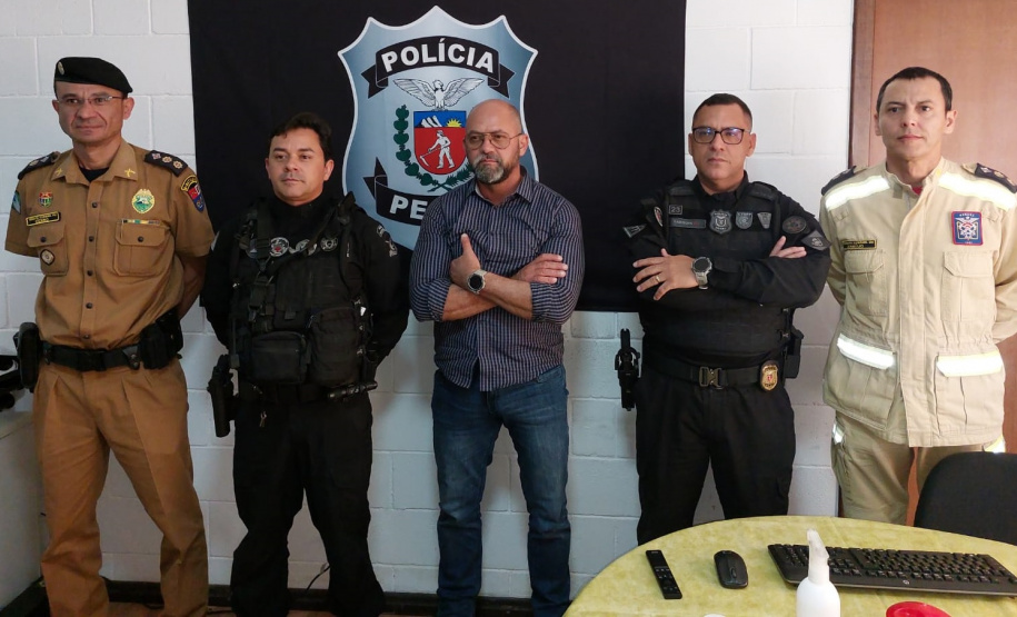 Secretário Hudson visita a Penitenciária Estadual em Cascavel