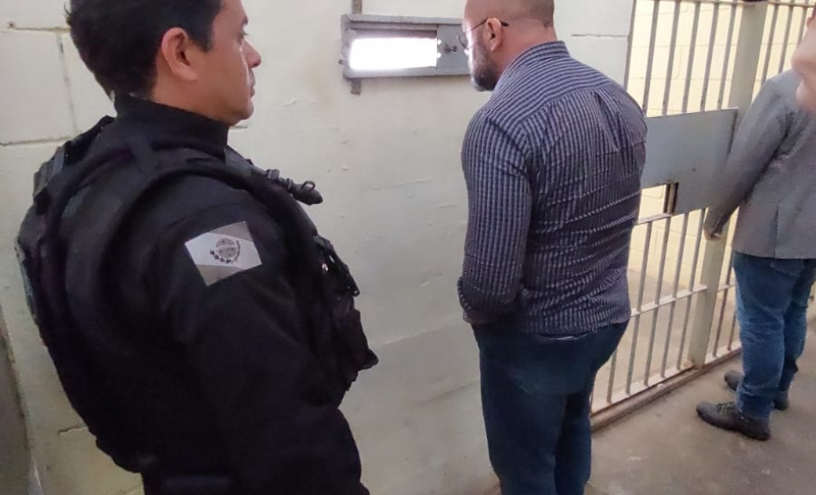 Secretário Hudson visita a Penitenciária Estadual em Cascavel