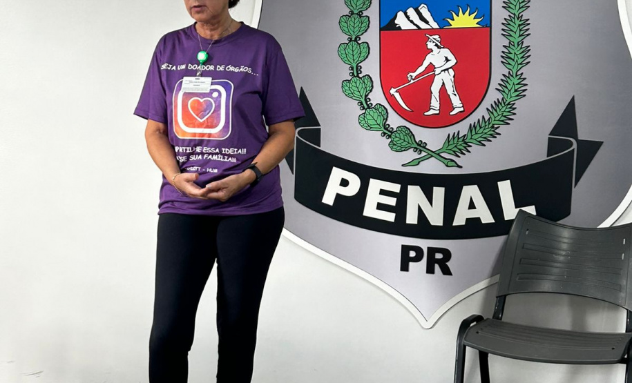 Em alusão ao Setembro Verde, doação de órgãos é tema de palestra em unidades prisionais de Maringá