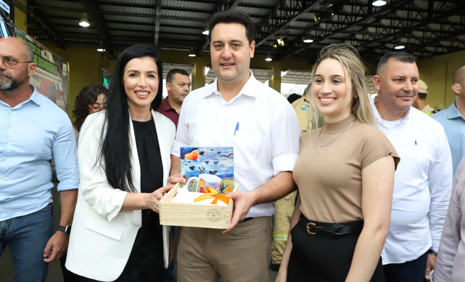 Governador inaugura nova sede do Corpo de Bombeiros de Foz do Iguaçu, a maior do Estado