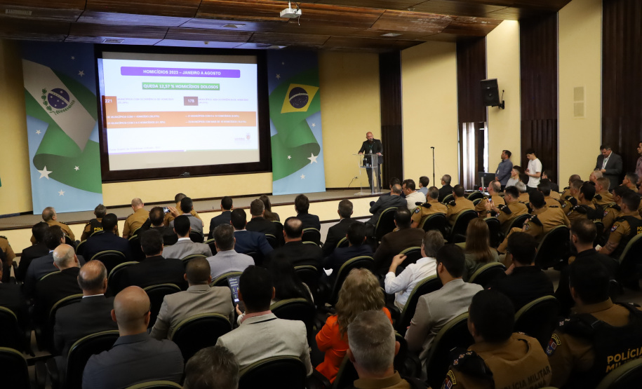 Sesp promove reunião de trabalho com forças da Segurança Pública em Curitiba