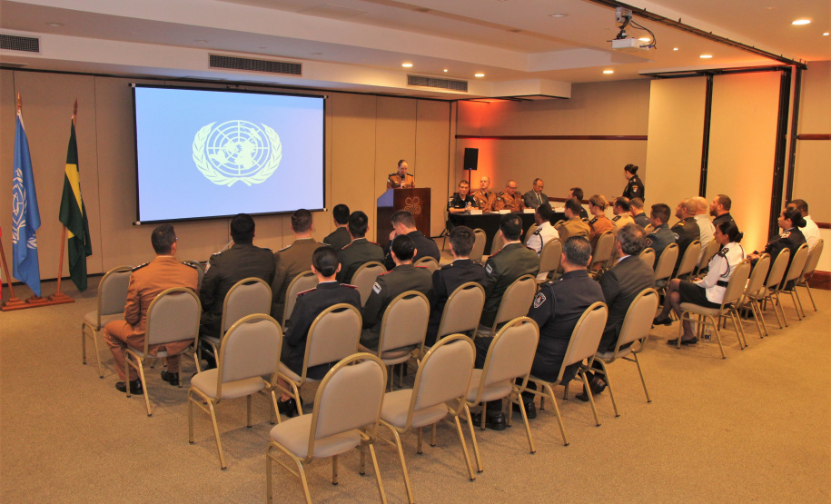 ONU escolhe PMPR para sediar curso de capacitação de policiais para atuarem em missões de paz