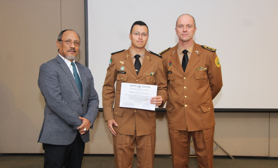 ONU escolhe PMPR para sediar curso de capacitação de policiais para atuarem em missões de paz