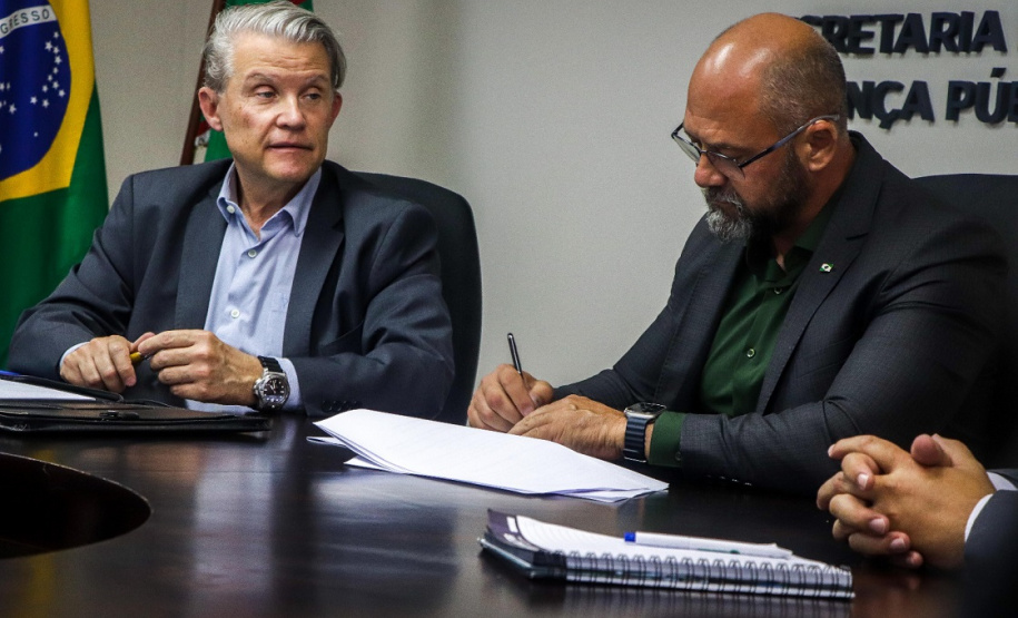 Sesp e IPARDES fecham acordo em prol da Segurança pública