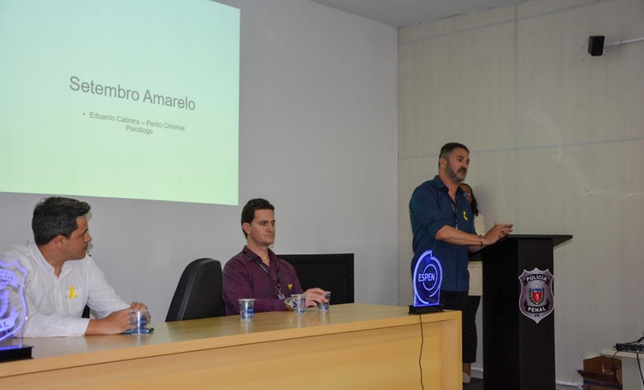 Setembro Amarelo: Polícia Penal promove evento voltado a reflexão sobre a saúde mental dos servidores