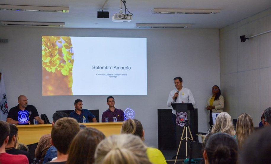 Setembro Amarelo: Polícia Penal promove evento voltado a reflexão sobre a saúde mental dos servidores