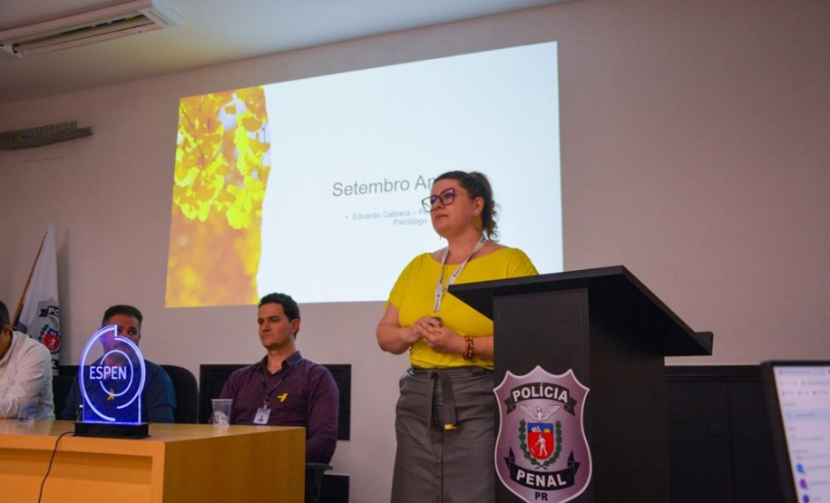 Setembro Amarelo: Polícia Penal promove evento voltado a reflexão sobre a saúde mental dos servidores