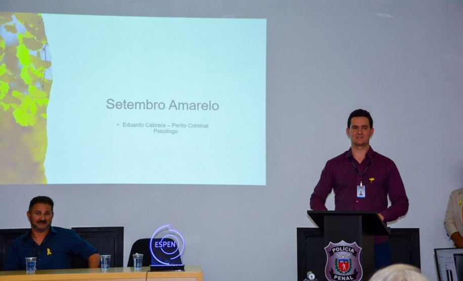 Setembro Amarelo: Polícia Penal promove evento voltado a reflexão sobre a saúde mental dos servidores