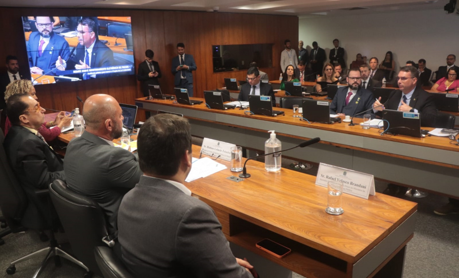 Secretário da Segurança Pública do Paraná participa de audiência pública  no Senado Federal