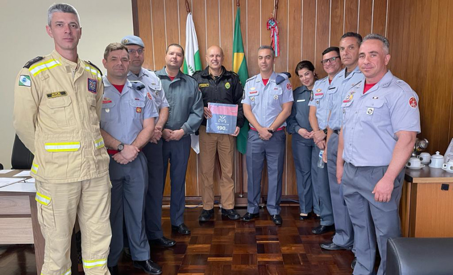 Corpo de Bombeiros do Paraná vira referência para curso de oficiais da PM de São Paulo