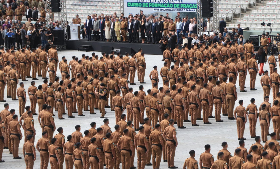 Após concurso histórico, Macrorregião de Curitiba ganha 1.452 policiais militares