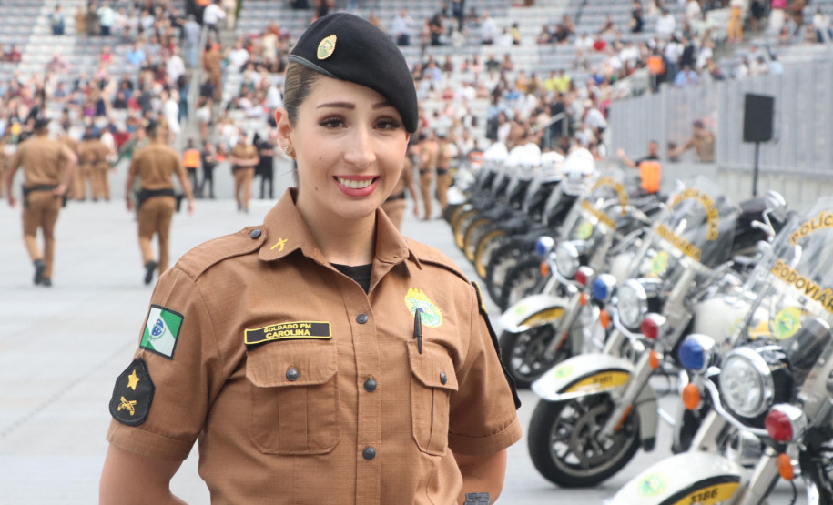 467 mulheres fazem parte da nova turma de policiais militares no Paraná