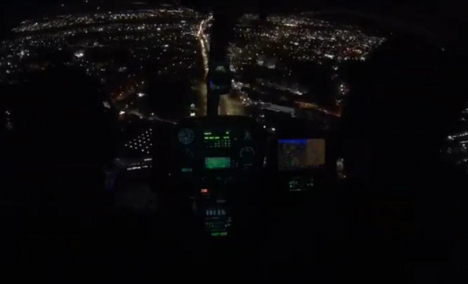 Novo helicóptero do Projeto Falcão ajuda a recuperar carro roubado na RMC