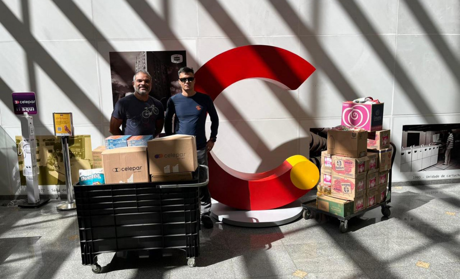 Campanha de solidariedade do Paraná arrecada 22 mil itens para o Rio Grande do Sul