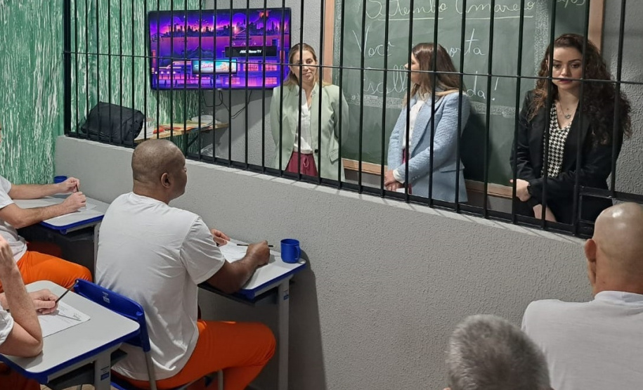 Projeto de conscientização contra uso de drogas é realizado na Cadeia Pública de Medianeira