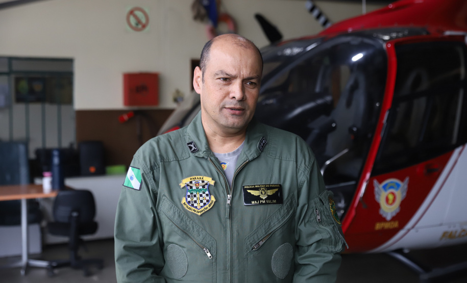 Paraná envia helicóptero para auxiliar atendimento em Santa Catarina