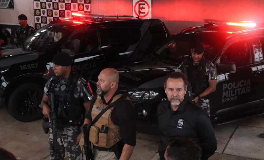 Operação da Segurança em Maringá e região reúne mais de 300 policiais, cães e aeronaves