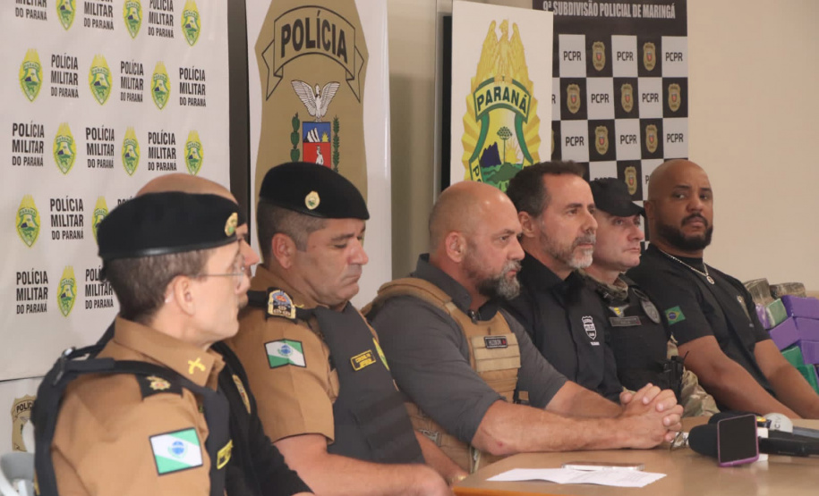 Operação da Segurança em Maringá e região reúne mais de 300 policiais, cães e aeronaves