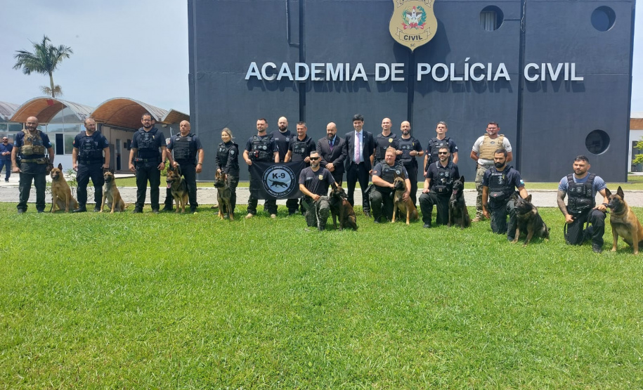 PCPR participa de curso de Cinotecnia Policial em Santa Catarina